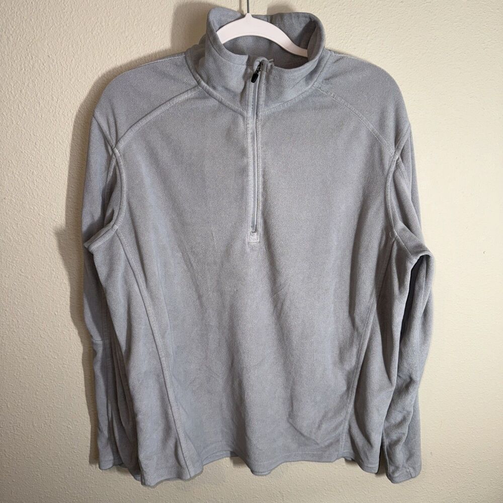Alpine Design Men’s Half-Zip Fleece Sweatshirt Gray